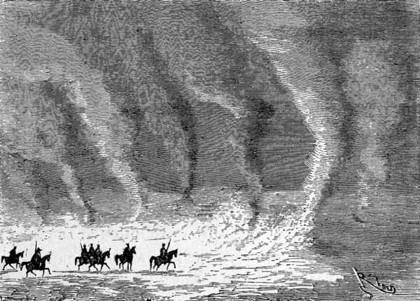 Dust-devils of the medanos