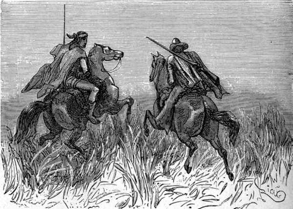 Glenarvan and Thalcave urged their steeds on