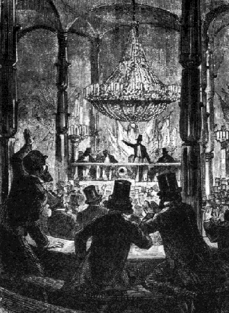 El sal&oacute;n de sesiones del Gun-Club